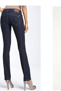 DL1961 Kate Slim Straight Jeans Stretch Low Rise 25